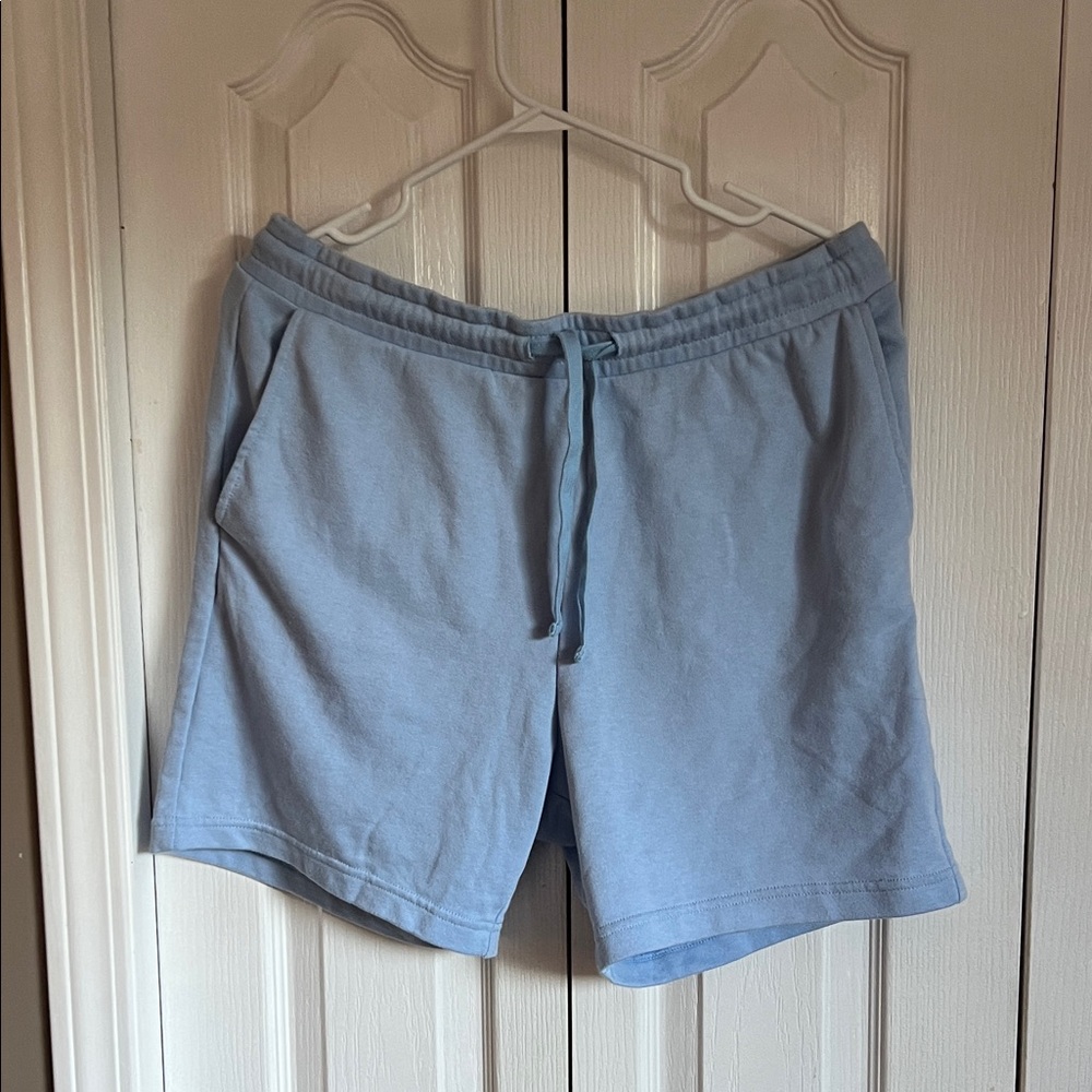 H&M Light Blue Regular Fit Shorts